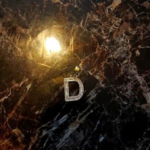 Custom diamond baguette pendant